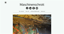 Desktop Screenshot of maschinenschrott.com